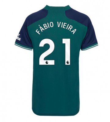 Arsenal Fabio Vieira #21 Tredje Tröja Dam 2023-24 Kortärmad